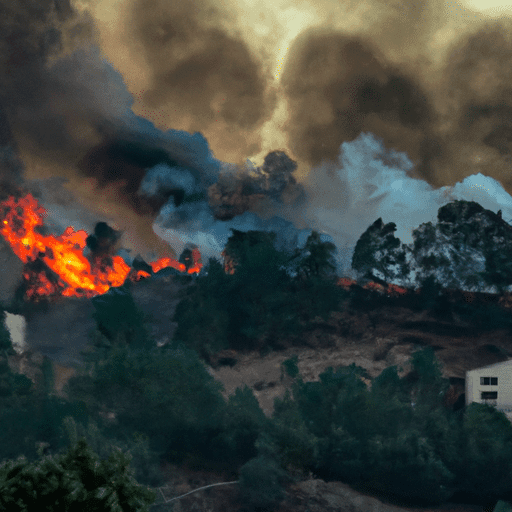 DALL-e Un niña francesa fallece en Tarragona en el incendio de un bungaló de un camping, víctima de la conflagración que alcanzaba seis metros de altura. Investigadores intentan determinar si viajaba con algún acompañante.Incendio de Bungaló