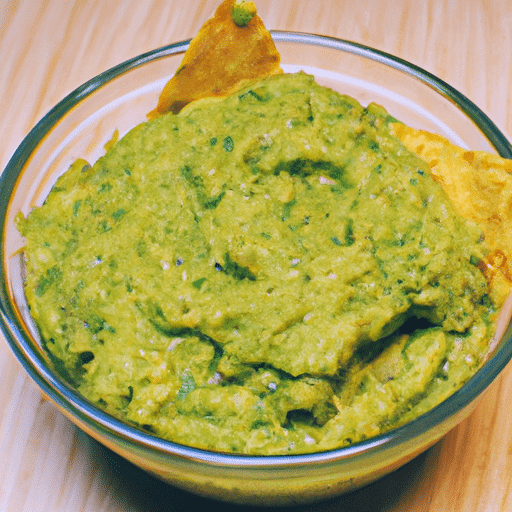 Receta simple para preparar su propio guacamole casera.