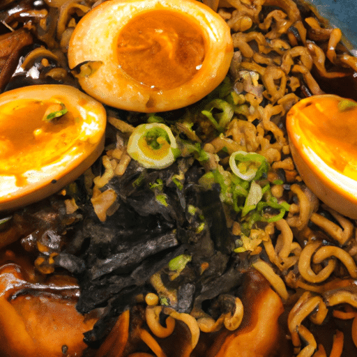 Caliente caldo con sabor de tu elección, y disfruta de una deliciosa ramen.