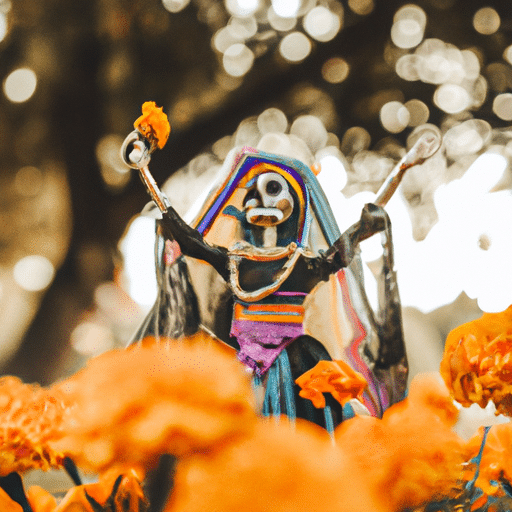 DALL-e Desfile CDMX 2023. ¡No te pierdas el tradicional desfile con diversas experiencias culturales!Día de Muertos