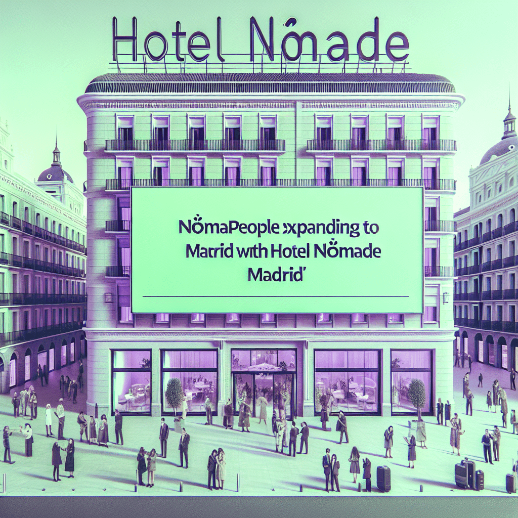 Nomade People apre il lussuoso Hotel Nômade Madrid presso l'Hotel Iberostar Las Letras Gran Vía in Madrid. Accordi con Millenium Hospitality Real Estate. #Madrid #Hotel #Iberostar #NomadePeople