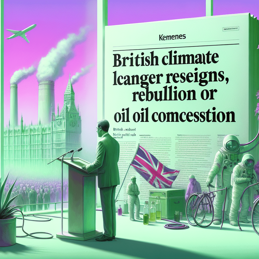 Renuncia del jefe del Comité sobre Cambio Climático genera rebelión en el Partido Conservador británico por concesión de licencias de gas y petróleo en el Mar del Norte. #CambioClimático #RebeliónInterna #PolíticaEnergética