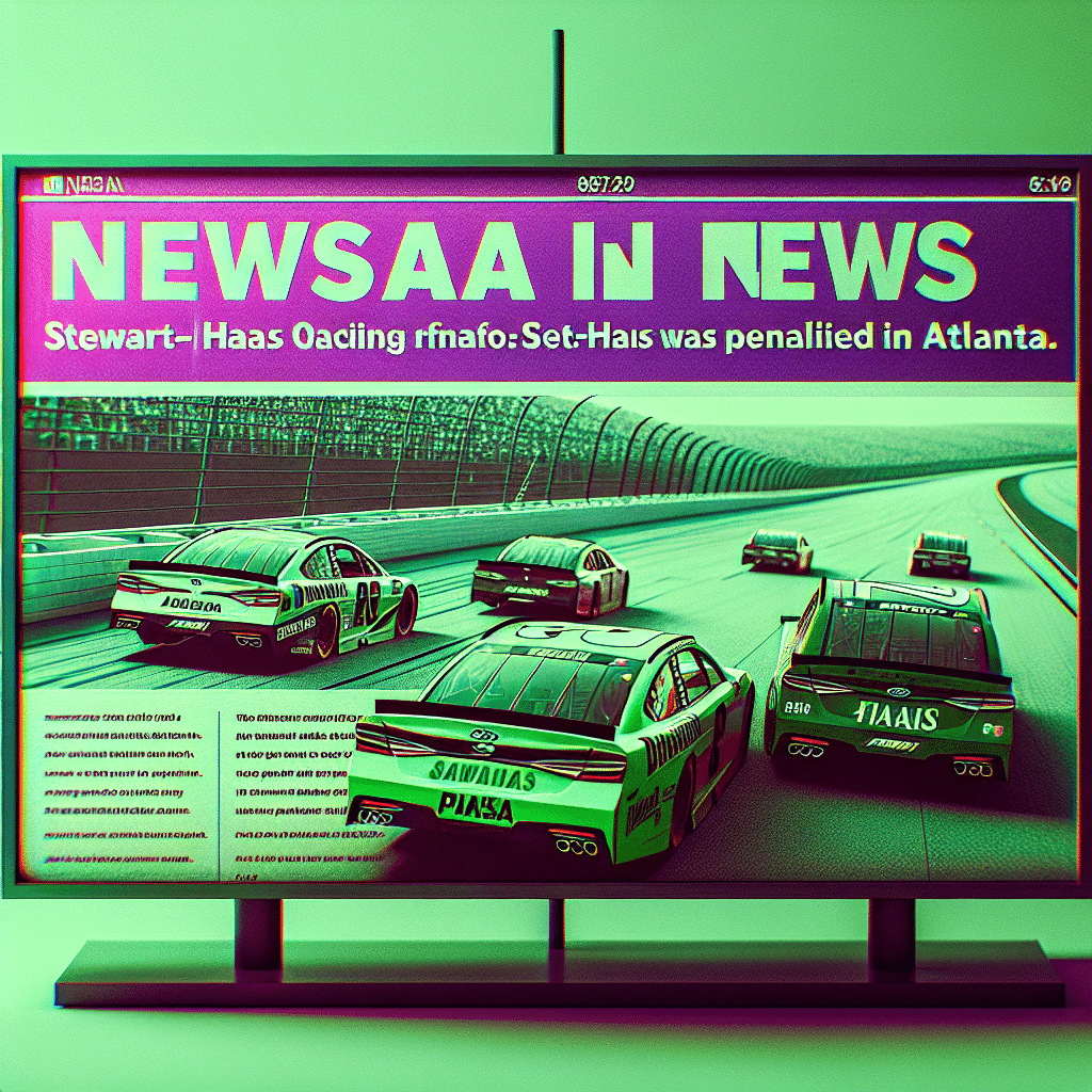 NASCAR sanciona a Stewart-Haas Racing por irregularidad en guante de Joey Logano en Atlanta Motor Speedway. Impacto en el equipo y el piloto en la competición.