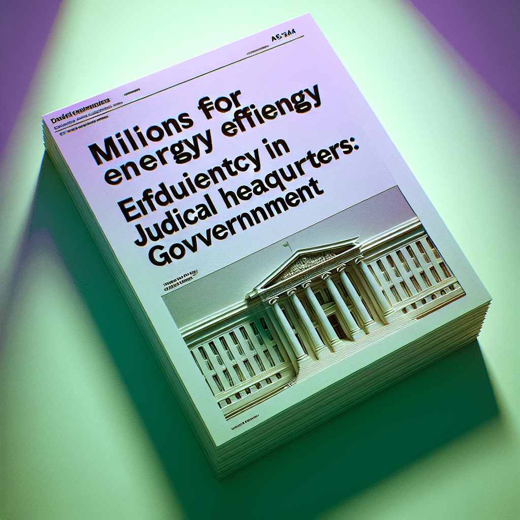 Governo investe milioni per efficienza energetica e rinnovabili in tribunali, riducendo emissioni e combattendo i cambiamenti climatici.