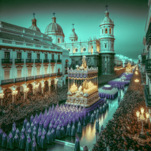 Normalidad en procesiones del Martes Santo en Cádiz. Cofradías listas para la festividad con pasos y devoción únicos. Medidas de seguridad y buen clima previstos.