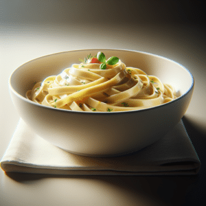 Como hacer Fettuccine Alfredo receta