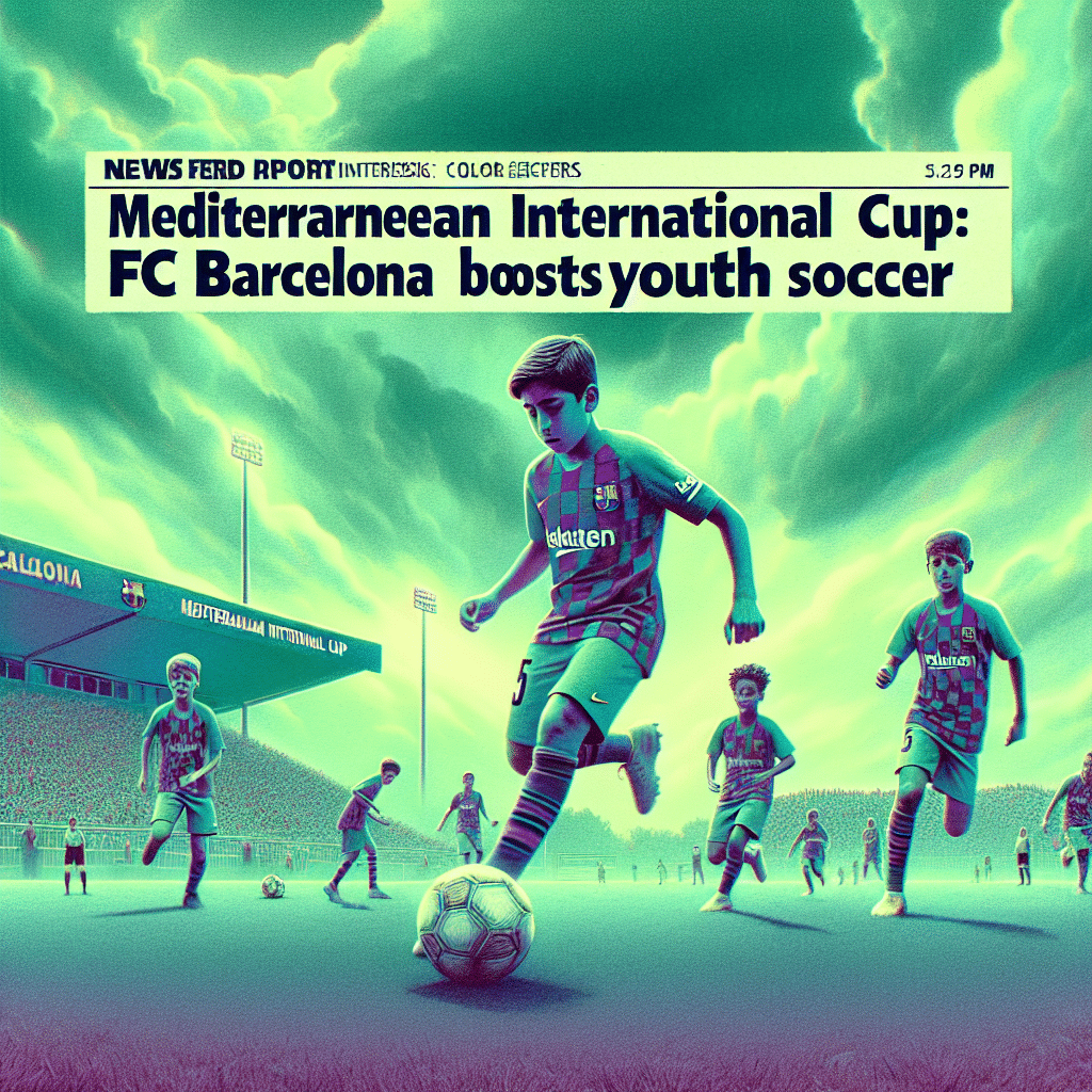 El FC Barcelona destaca en el torneo de fútbol base Mediterranean International Cup en la Costa Brava, demostrando su apoyo a la juventud futbolística.