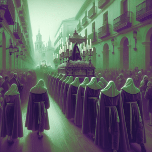 La Procesión del Miércoles Santo en Alcantarilla destaca con el emotivo paso de la Virgen de los Dolores, conocida como "La Dolorosa". #SemanaSanta #Alcantarilla