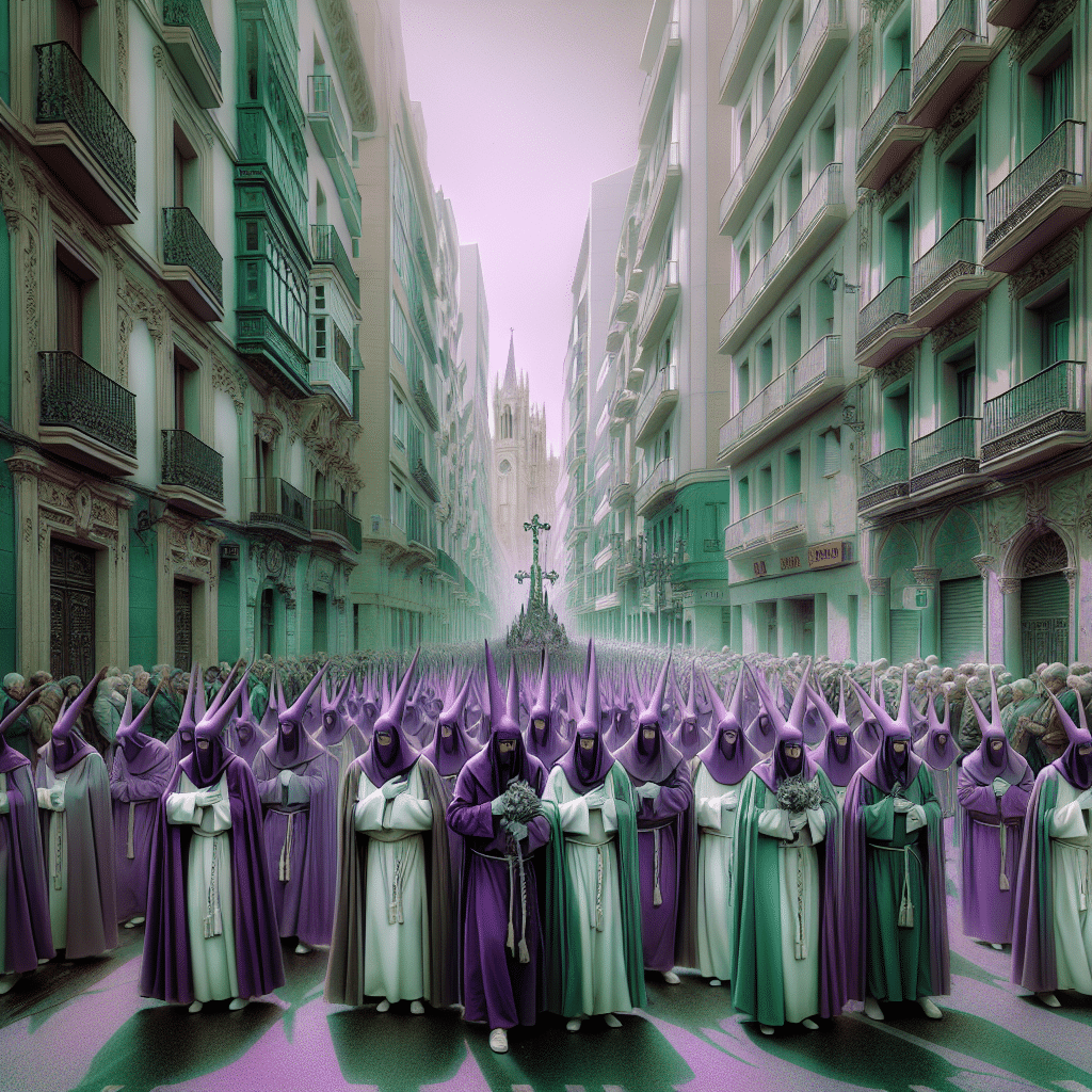 En Murcia, el Jueves Santo las procesiones embelesan con miles de nazarenos en silencio, portando los pasos en un ritual conmovedor para locales y turistas.
