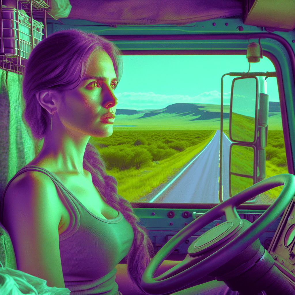 Marianela Gariboglio, cuarta generación de camioneros en Argentina, recorre las rutas nacionales transportando mercancías, mostrando el legado familiar en el transporte de carga.