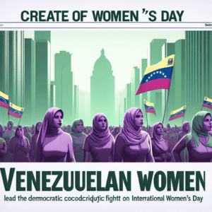 El Día Internacional de la Mujer destaca el papel esencial de las mujeres venezolanas en la lucha por la democracia. #Venezuela #InternationalWomensDay