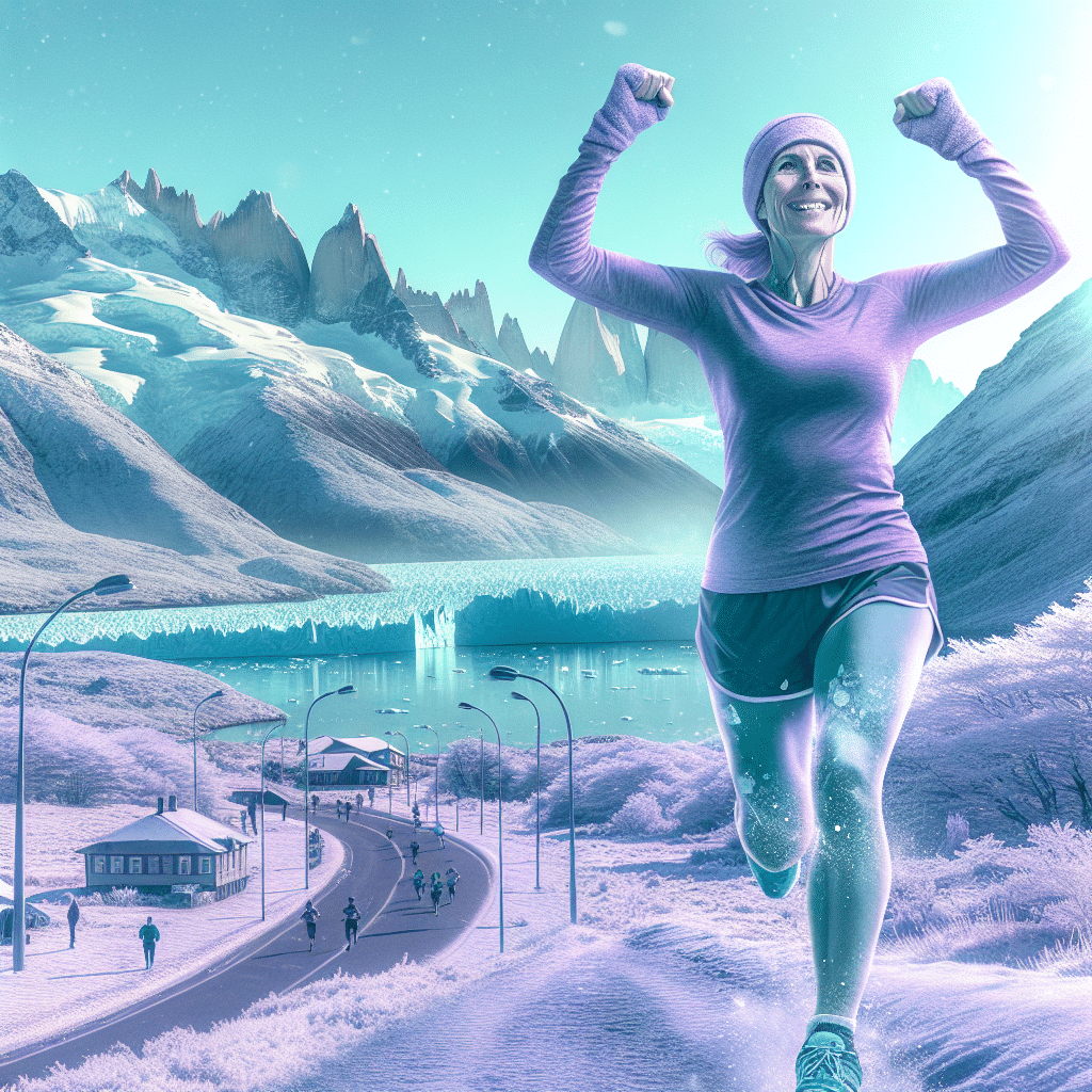 María Silvina Catálfamo brilla en la Maratón del Fin del Mundo de Ushuaia al lograr un destacado tercer puesto. #Atletismo #MediaMaratón #Ushuaia