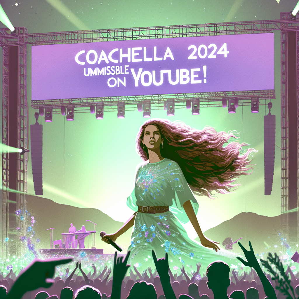 ¡Coachella 2024 promete espectáculo! Lana del Rey y más artistas en vivo. ¡Sigue la transmisión en YouTube y únete a la celebración del festival!