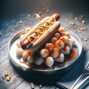 Receta de Hot Dogs Coreanos con Gnocchi de Patata. Como hacer una combinación única y emocionante para una comida rápida y sabrosa. Ideal para sorprender con sabor asiático.