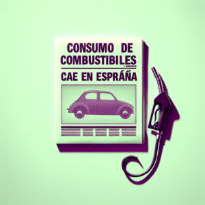 Consumo de combustibles en España cae un 1% en febrero, señalando posible desaceleración económica. Posible cambio hacia transporte sostenible.