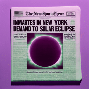 Reclusos en Nueva York demandan al Departamento de Corrección por no poder ver el eclipse solar, argumentando violación de derechos religiosos y seguridad penitenciaria.