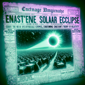 Con el eclipse solar de 1919, se confirmó la Teoría de la Relatividad de Einstein, cambiando nuestra percepción del universo y la gravedad.