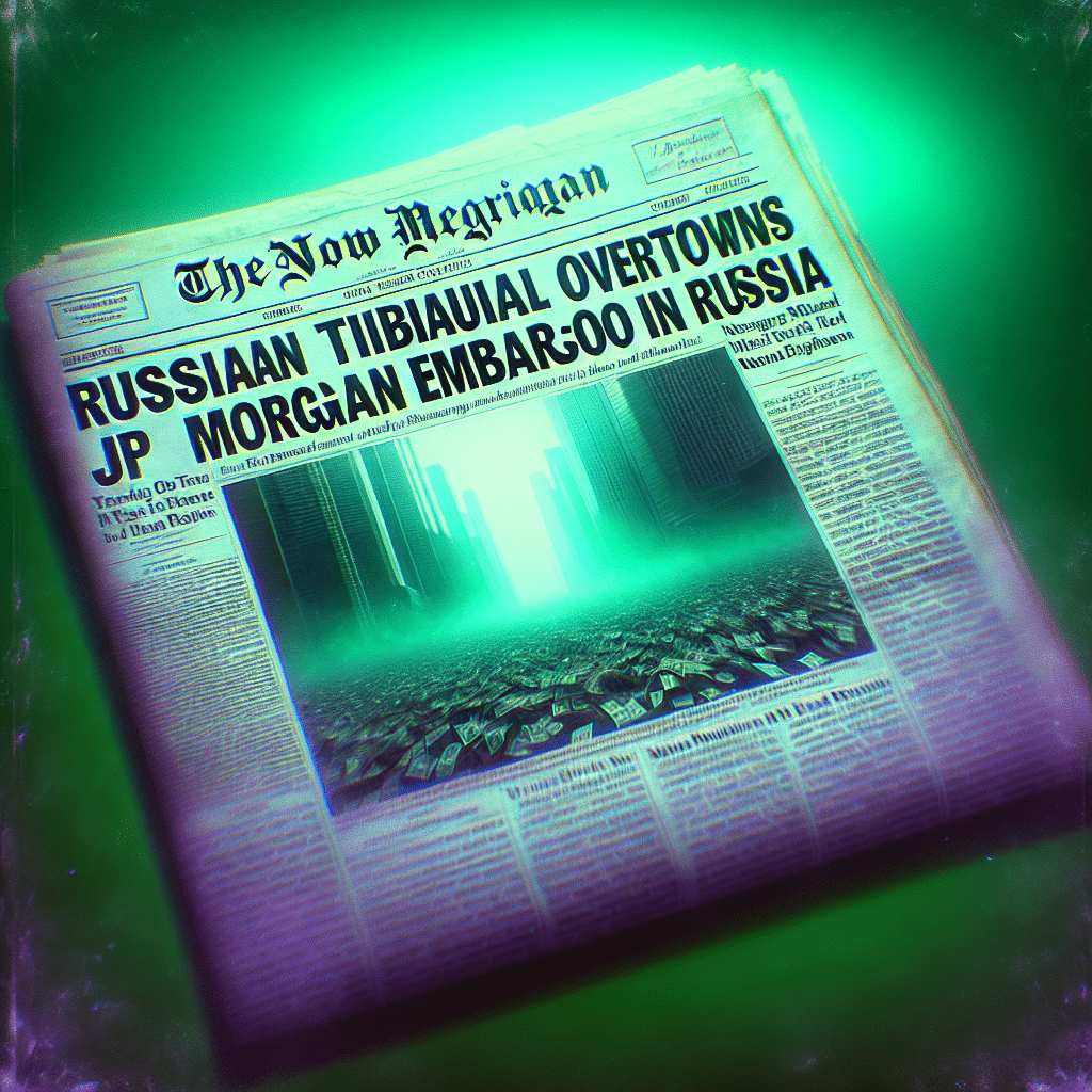 Tribunal ruso anula embargo de fondos de JP Morgan en disputa con EE. UU. por destinación a Ucrania, reflejo de tensiones financieras entre Rusia y EE. UU.