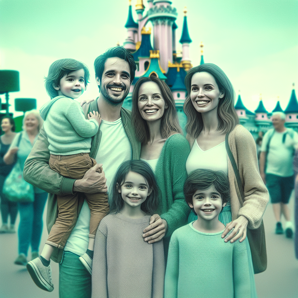 Alejandro Sanz comparte emocionantes fotos de su viaje familiar a Disney París, mostrando vínculo cercano con Raquel Perera y sus hijos. ¡Momentos mágicos! 📸🏰