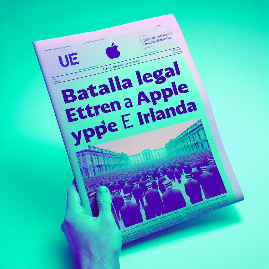 La UE determina que Apple debe devolver 13.000 millones de euros a Irlanda por ayudas fiscales ilegales, marcando un hito en la fiscalidad multinacional.