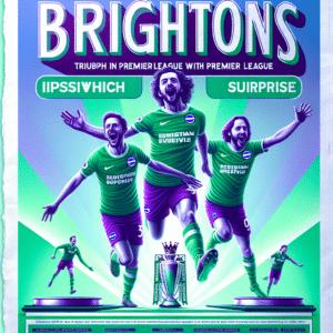 Entrada triunfal de Brighton en la Premier League: sorpresa y emoción frente a Ipswich Town. Expectativas de un juego intenso. ¡Imperdible!