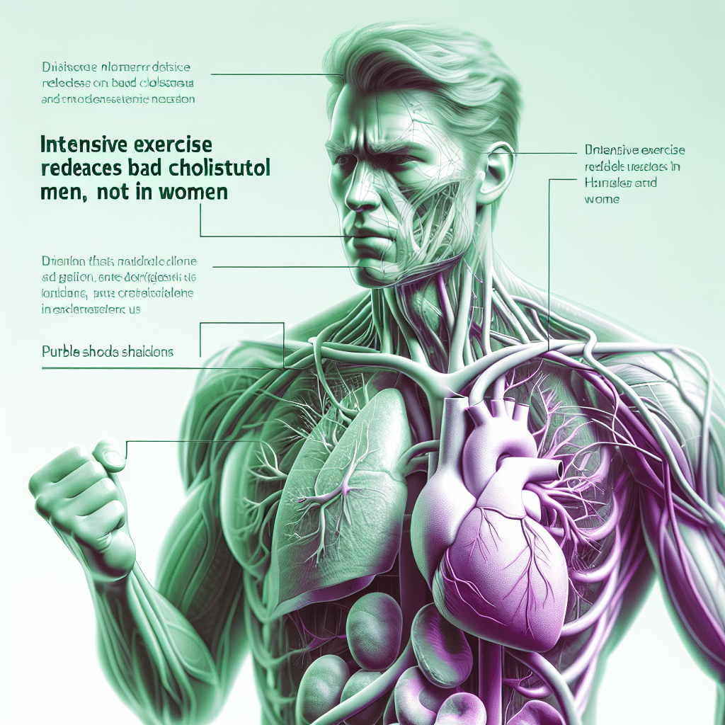 Un estudio en Barcelona revela que el ejercicio de intensidad moderada a alta reduce la oxidación del colesterol malo en hombres, pero no muestra efectos significativos en mujeres.