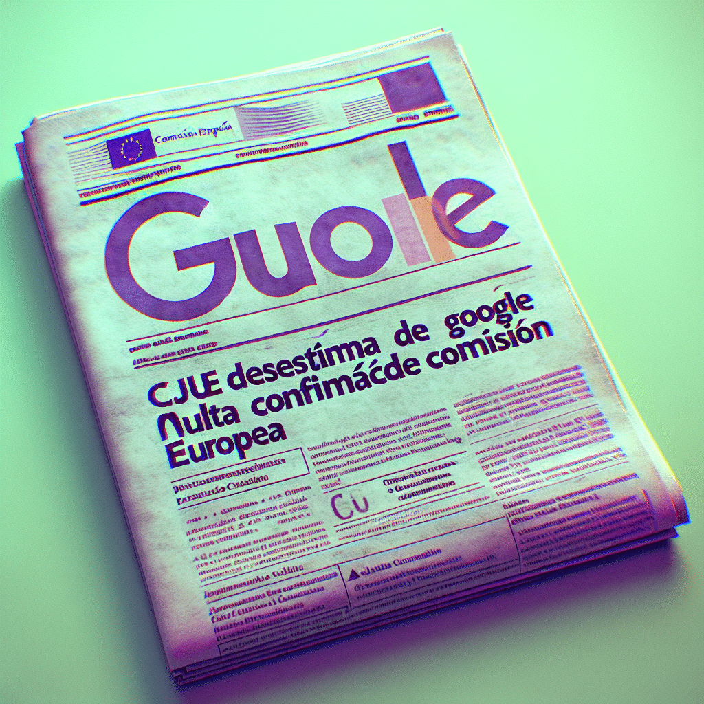 El CJUE rechaza recurso de Google y ratifica multa de la UE por prácticas anticompetitivas. Hit historico para la regulación antimonopolio digital.