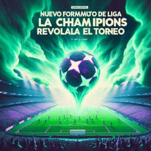 La Champions League estrena formato con fase liga, sin equipos del mismo país. Final en mayo de 2025 en Allianz Arena. Aumenta la emoción y la competitividad.