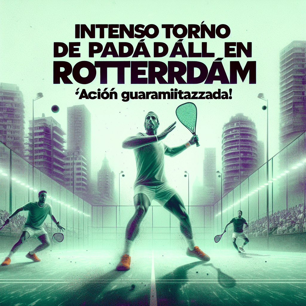 El Premier Padel Tour 2024 en Rotterdam P1: ¡Los mejores jugadores del mundo compiten en el emocionante torneo de pádel! 🎾🔥 #PadelRotterdam