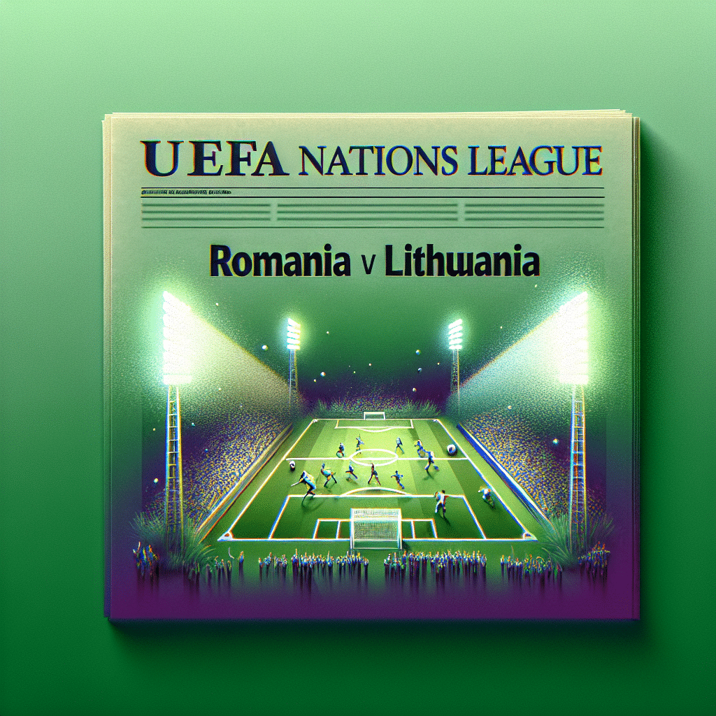 ¡Rumanía y Lituania empatan 1-1 en la emocionante batalla de la UEFA Nations League en el Stadionul Ilie Oană! ¡Acción futbolística sin igual!