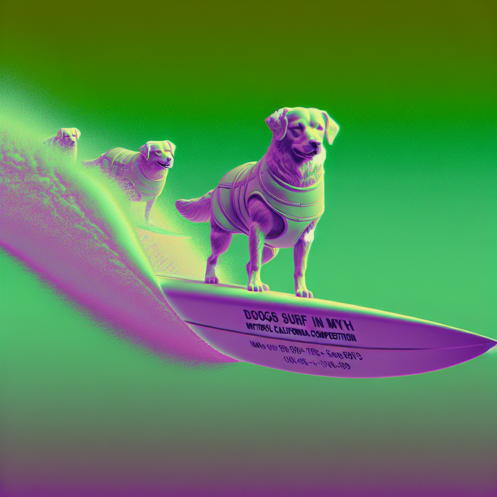 Competencia canina de surf en California: 50 perros surfean en el 19º Surf-A-Thon anual. Una jornada divertida y benéfica en Del Mar Dog Beach. 🏄🐶 #SurfingDogCalifornia