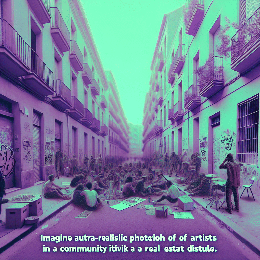 El desalojo en Gràcia destaca la tensión entre vivienda y especulación inmobiliaria. Artistas desalojados y comunidad local protestan por preservar espacios culturales en Barcelona.