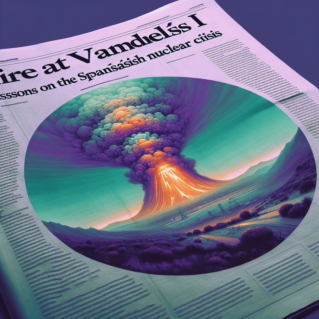 Incendio en Vandellòs I, 1989. La rápida respuesta evitó fuga radiactiva, recordando a Chernóbil. Marcó un cambio en la política nuclear de España.