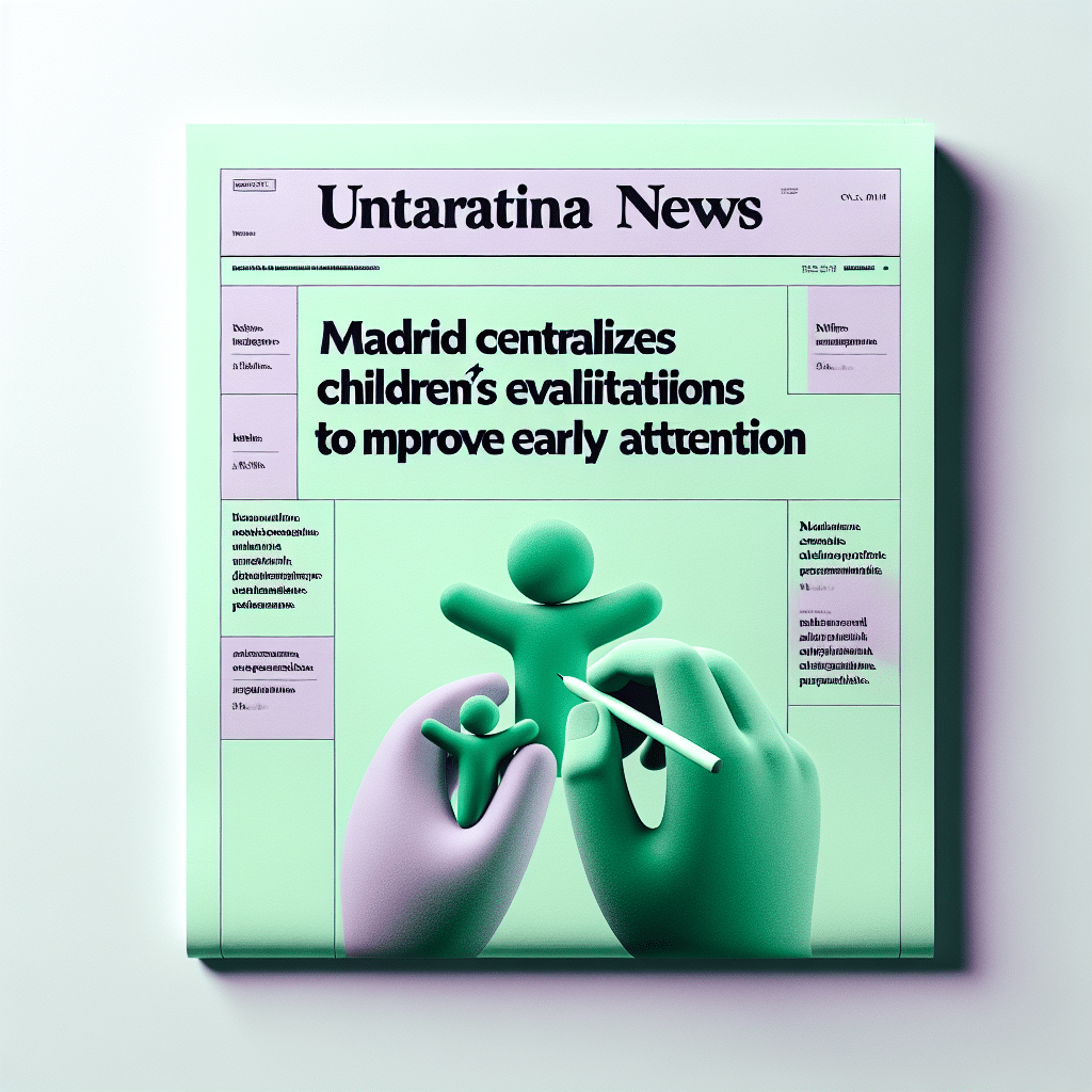 La Comunidad de Madrid centralizará valoraciones de atención temprana en el CRECOVI para agilizar diagnósticos infantiles y mejorar la eficiencia, iniciando la próxima primavera.