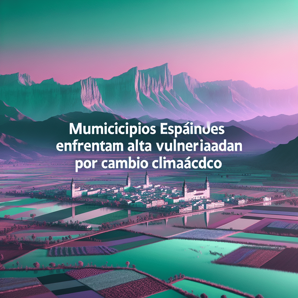 Un estudio revela que el 21% de los municipios españoles son altamente vulnerables al cambio climático, la despoblación y la globalización, afectando su economía y sostenibilidad.