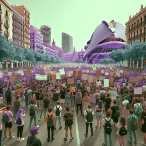 Estudiantes y docentes protestan en València por las deficientes instalaciones del CSDV y ESADV, exigiendo mejoras urgentes para garantizar educación artística segura y de calidad.