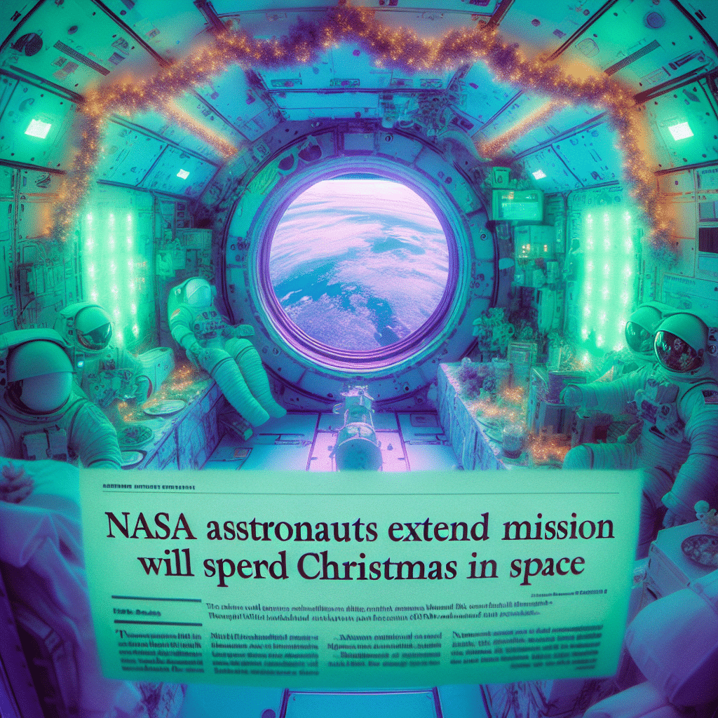 Los astronautas Suni Williams y Butch Wilmore extenderán su misión hasta abril por problemas técnicos, pasando Navidad en el espacio y contribuyendo a investigaciones valiosas para futuras misiones.