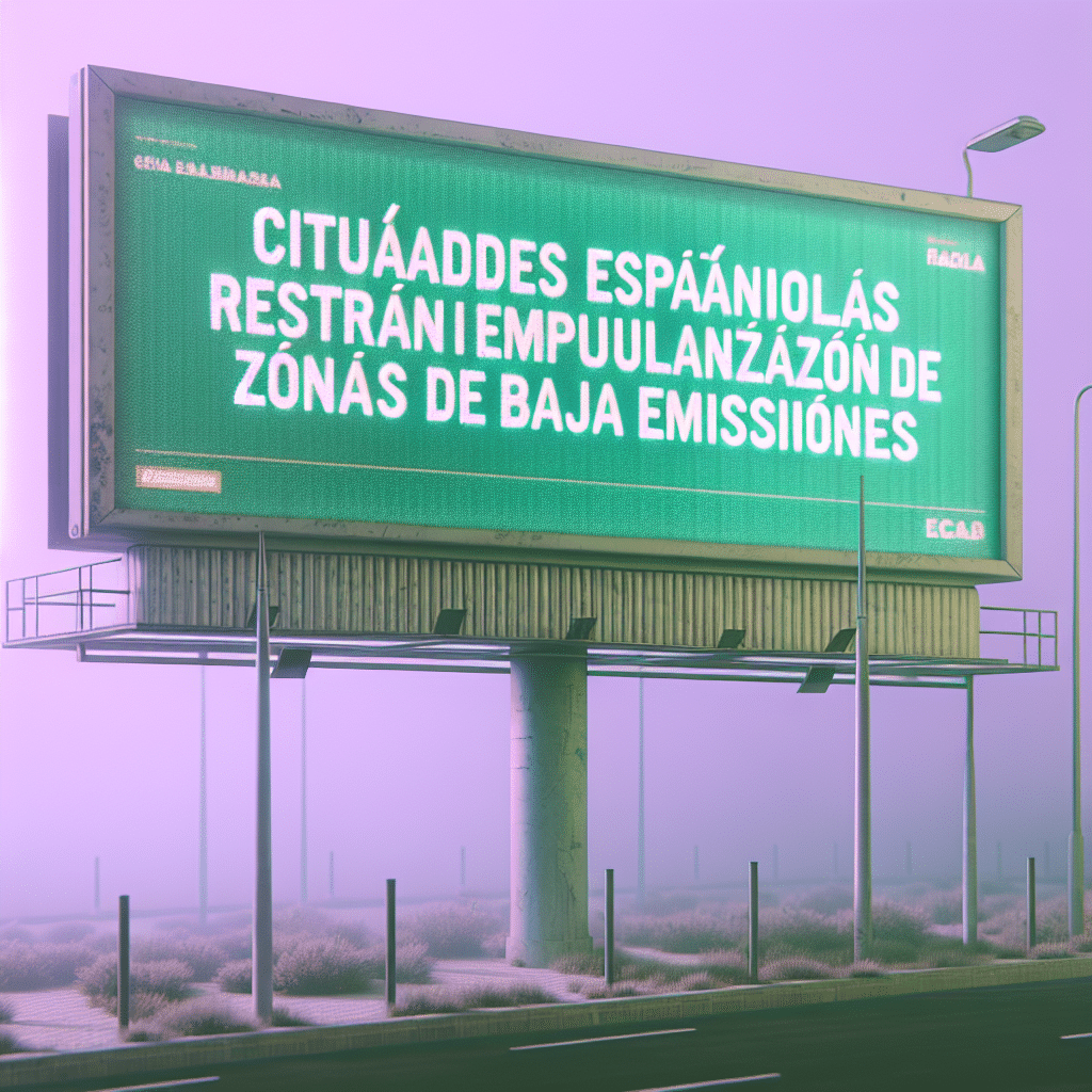 Menos de un tercio de las ciudades españolas han implementado ZBE en 2023, un incumplimiento preocupante en la lucha contra el cambio climático y por mejorar la salud pública.