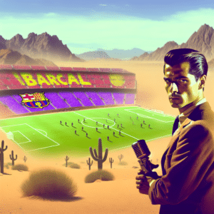 Periodista Afronta Clásico Barca-Real Desde Desierto Inhóspito